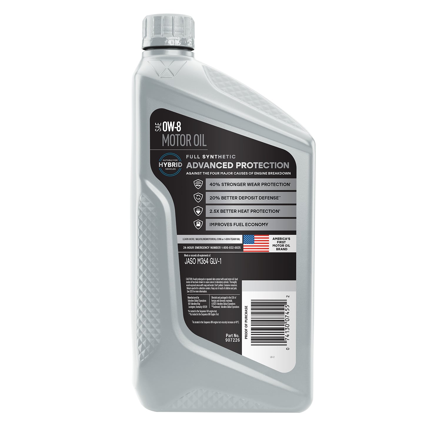 Advanced Protection Synthetic SAE 0W-8 Motor Oil - Valvoline™ Global